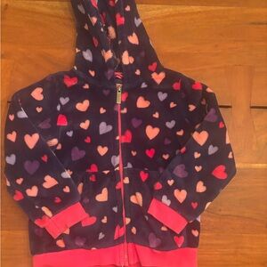 Hatley Multicolor Heart Kids Hoodie